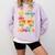 Goodbye 2nd Grade Graduation To 3rd Grade Hello Summer Kids Comfort Colors Sweatshirt Orchid