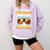 Goodbye 3rd Grade Graduation To 4th Grade First Summer Beach Comfort Colors Sweatshirt Orchid