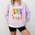 Goodbye Kinder Garten Hello 1st Grade Graduation 2024 Comfort Colors Sweatshirt Orchid
