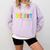 Goodbye Kindergarten Hello 1st Grade Kindergarten Graduation Comfort Colors Sweatshirt Orchid