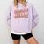 Goodbye Middle School Hello High School 8th Grade Graduation Comfort Colors Sweatshirt Orchid