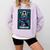 Gothic Girl Tarot Card Introverted Reader And Reading Comfort Colors Sweatshirt Orchid