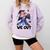 We Out Graduate Dabbing Anime Girl Grad Graduation Comfort Colors Sweatshirt Orchid