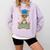 Graduate Kangaroo Class Of 2025 Kids Graduation Comfort Colors Sweatshirt Orchid