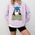 Graduate Penguin Class Of 2025 Kids Graduation Comfort Colors Sweatshirt Orchid