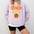 Graduate Senior Class 2023 Basketball Player Graduation Grad Comfort Colors Sweatshirt Orchid
