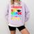 I Graduated From 1st Grade Graduation Matching Student Comfort Colors Sweatshirt Orchid