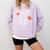 I Graduated Can I Go Back To Bed Now Graduate Graduation Comfort Colors Sweatshirt Orchid