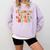 I Graduated Can I Go Back To Bed Now Graduation Groovy Comfort Colors Sweatshirt Orchid