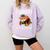 I Graduated Can I Go Back To Bed Sleepy Red Panda Graduation Comfort Colors Sweatshirt Orchid