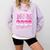 Graduation 2025 Proud Mom Of 2025 Graduate Floral Women Comfort Colors Sweatshirt Orchid
