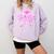Graduation 2026 Senior 2026 Class Of 2026 Coquette Pink Girl Comfort Colors Sweatshirt Orchid