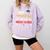 Graduation Bye Elementary Hello Middle School Graduate Comfort Colors Sweatshirt Orchid