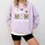 Graduation Class Of 2026 Senior Mom 2026 Comfort Colors Sweatshirt Orchid