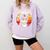 Graduation Day 2025 Graduate Class School Degree College Dog Comfort Colors Sweatshirt Orchid