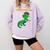 Graduation Dinosaur Smarty Saurus Rex Diploma Dinosaur Comfort Colors Sweatshirt Orchid