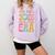 In My Graduation Era Class Of 2025 School Graduation Comfort Colors Sweatshirt Orchid