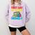 Graduation First Day Of School Crushed It Comfort Colors Sweatshirt Orchid