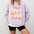 Graduation Proud Parents Of a 2024 Graduate For Mom And Dad Comfort Colors Sweatshirt Orchid
