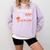 Graduation Shirt High School And College For Sleepy Graduate Comfort Colors Sweatshirt Orchid