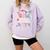 Groovy DSW Doctor Of Social Work Graduation DSW Graduate Comfort Colors Sweatshirt Orchid