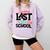 Happy Last Day Of School Kids Teacher Student Graduation Comfort Colors Sweatshirt Orchid