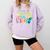Happy Last Day Of School Student Teacher Graduation Comfort Colors Sweatshirt Orchid