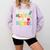 Happy Last Day Of School Teacher Kids Boys Girls Graduation Comfort Colors Sweatshirt Orchid