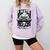 I Hate Everyone Introvert Anti-Social Dark Humor Comfort Colors Sweatshirt Orchid