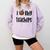I Heart My Teachers I Love My Teachers Graduation Kids Teens Comfort Colors Sweatshirt Orchid