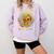 High School Level Complete Gamer Graduation Dinosaur 2021 Comfort Colors Sweatshirt Orchid