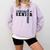 Hockey Senior Night Hockey Senior 2025 Graduation 32 Comfort Colors Sweatshirt Orchid