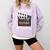 Homeland Security Degree Graduation Film Clapper Comfort Colors Sweatshirt Orchid