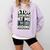 Humor For Introverts Stop Looking At Me I'm Hiding Graphic Comfort Colors Sweatshirt Orchid