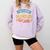 I'm Fluent In Silence And Eye-Rolls Introverts Comfort Colors Sweatshirt Orchid