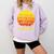 I'm Outstanding Retro Introvert Mountain Trip Lover Comfort Colors Sweatshirt Orchid
