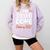 I'm Sooo Done Class Of 2027 Senior Graduation Grad Party Comfort Colors Sweatshirt Orchid