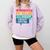 Introvert Aircraft Spotting Lovers Men & Women Comfort Colors Sweatshirt Orchid
