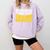 Introvert Antisocial Chicken Nugget Lover Foodie Comfort Colors Sweatshirt Orchid