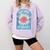 Introvert Cute Anti-Social Shy Person Inner Strength Comfort Colors Sweatshirt Orchid