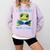 Introvert Herpetologists Amphibian Frog Lover Comfort Colors Sweatshirt Orchid