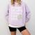 Introvert Humorous Plant Lover Gardening Comfort Colors Sweatshirt Orchid