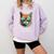 Introvert Joke For Introversion Personality Pity Party Comfort Colors Sweatshirt Orchid