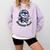 Introvert Oasis Comfort Colors Sweatshirt Orchid