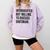Introverted Shotokan Karate Introvert Comfort Colors Sweatshirt Orchid