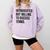 Introverted Tennis Player Tennis Introvert Comfort Colors Sweatshirt Orchid