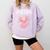 Introverted But Willing To Discuss Axolotl Salamander Comfort Colors Sweatshirt Orchid