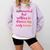 Introverted Willing To Discuss Cesky Terrier Introvert Comfort Colors Sweatshirt Orchid