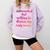 Introverted Willing To Discuss Cesky Terrier Introvert Comfort Colors Sweatshirt Orchid