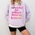 Introverted Willing To Discuss Hovawart Introvert Comfort Colors Sweatshirt Orchid